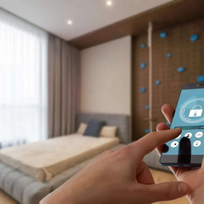 ovládanie zabezpečenia objektov cez mobil aplikacia smart home